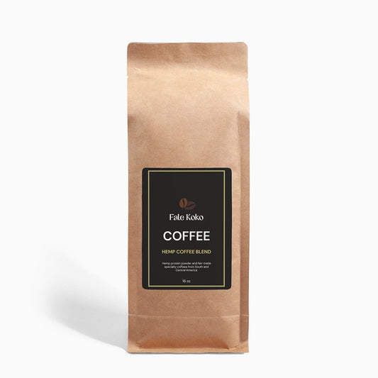 Enjoy Hemp Coffee Blend, a smooth medium roast with organic hemp protein.