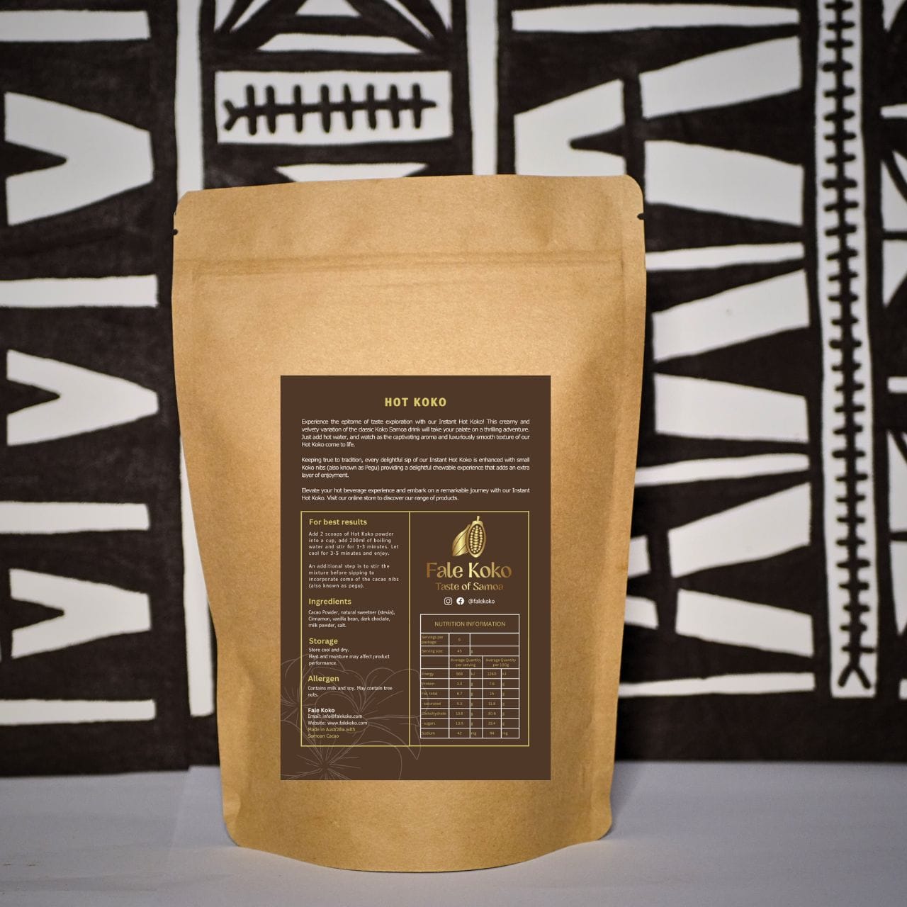 Fale Koko - Authentic Koko Samoa - Taste the Tradition