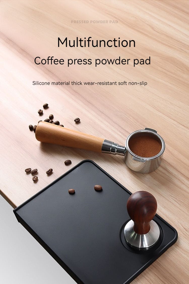Coffee Tamper Pad Corner Pad Non-slip Solid Color Silica Gel Pad